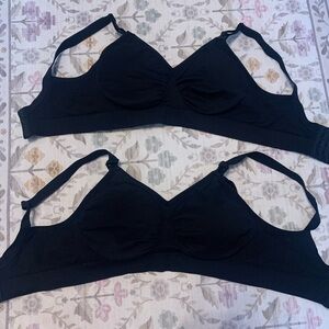 NWOT Nursing Women's Black Intimates Bra Set